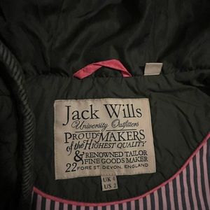 Jack Wills Hunter Green Fall & Spring Jacket, with hood. Size US 2 & UK 6